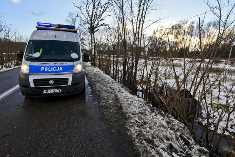 Elbląg Dachowanie na ul. Mazurskiej