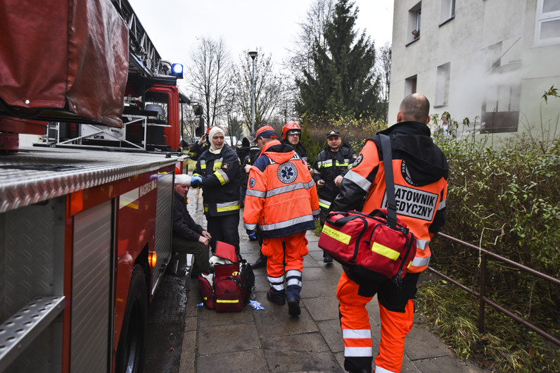 Pożar przy ul. Janowskiej zdjęcie nr 141356