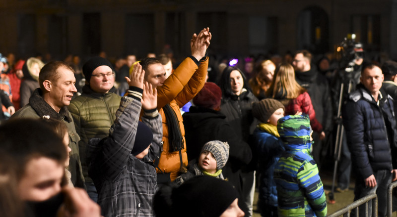 Elblążanie powitali 2017 rok zdjęcie nr 142590