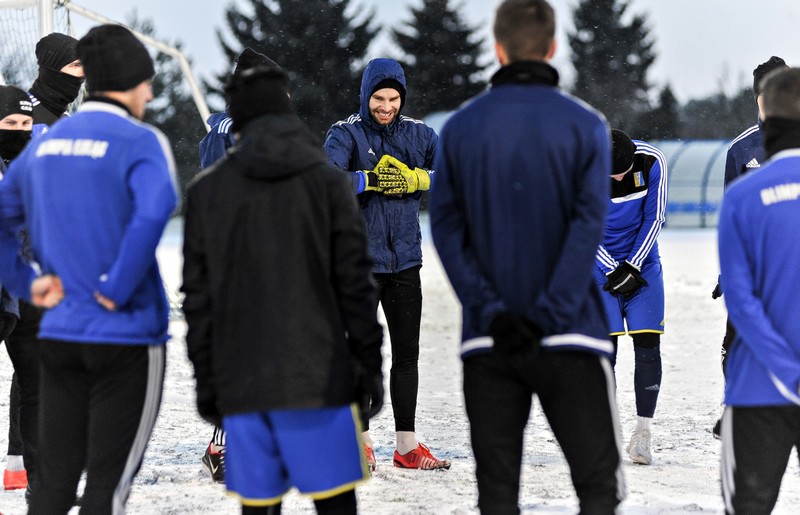 W śniegu i na mrozie, czyli pierwszy trening Olimpii zdjęcie nr 142769