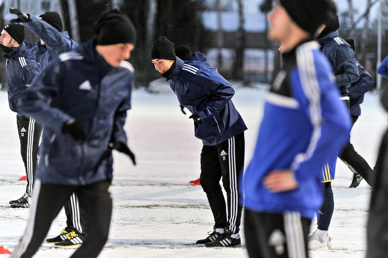 W śniegu i na mrozie, czyli pierwszy trening Olimpii zdjęcie nr 142779