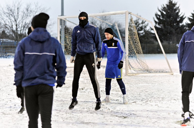 W śniegu i na mrozie, czyli pierwszy trening Olimpii zdjęcie nr 142767