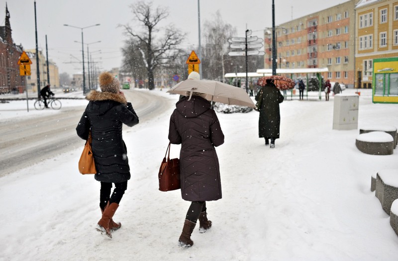 Tak od rana miasto walczy ze śniegiem zdjęcie nr 145437