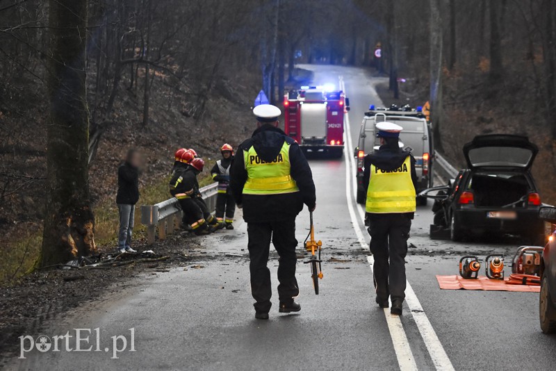 Kierowca golfa zginął na drodze do Tolkmicka zdjęcie nr 146944