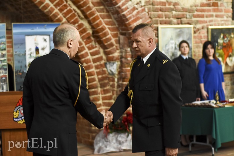 Elbląg Nie samymi pożarami strażak żyje