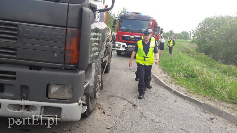 Motocyklista zderzył się z ciężarówką zdjęcie nr 152617