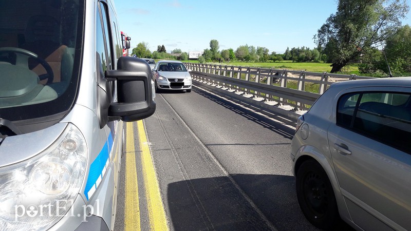 Elbląg  Utrudnienia na obwodnicy po niebezpiecznej kolizji