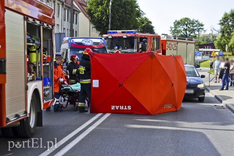 Elbląg Potrącenie na ul. Robotniczej