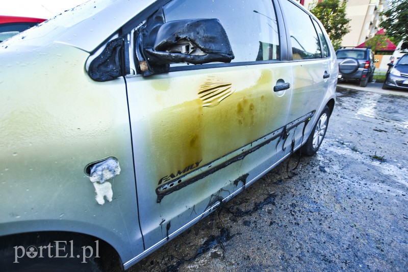 Pożar bmw przy ul. Kossaka zdjęcie nr 155737