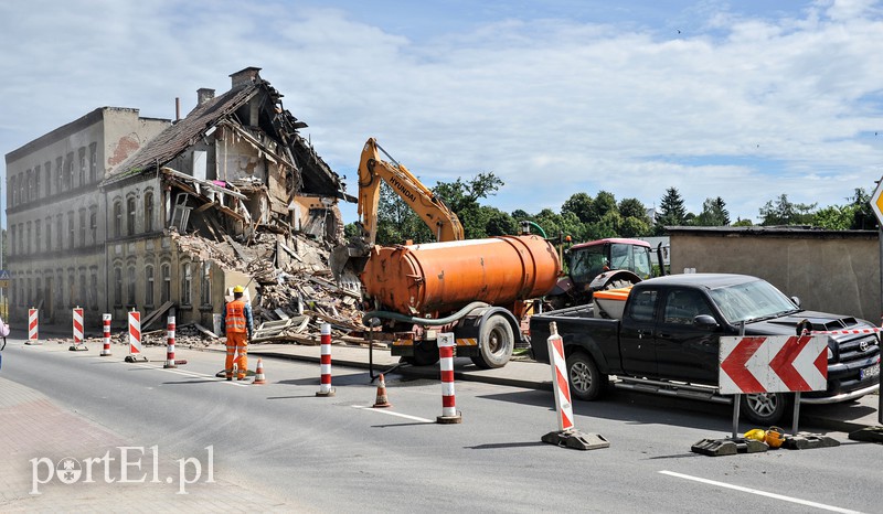 Elbląg Znika budynek przy Traugutta