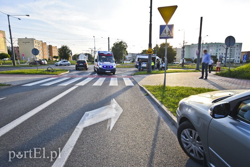 Potrącenie rowerzystki na Płk. Dąbka zdjęcie nr 156464