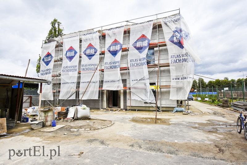 Elbląg Remont budynku Olimpii