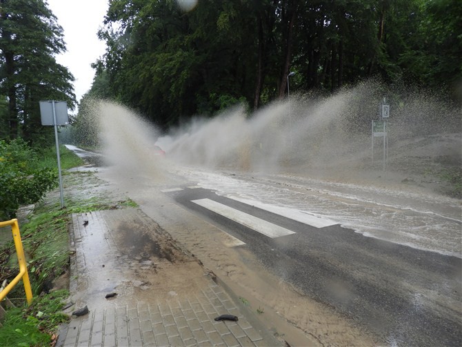 Ulewa w Suchaczu zdjęcie nr 158895