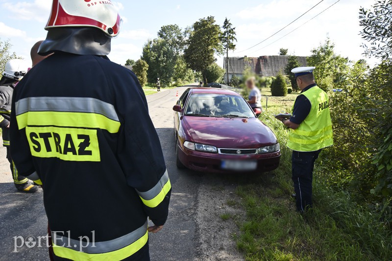 Potrącenie nietrzeźwej rowerzystki w Krzewsku zdjęcie nr 159026