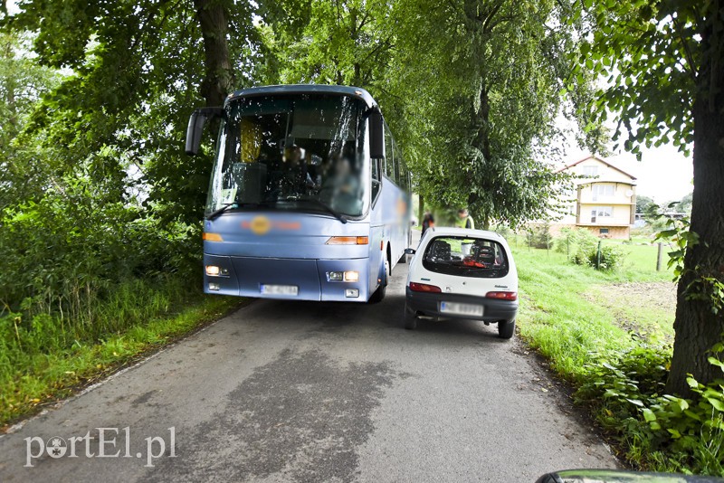 Autokar z dziećmi uderzył w drzewo zdjęcie nr 159588
