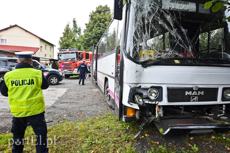 Autokar z dziećmi uderzył w drzewo zdjęcie nr 159580