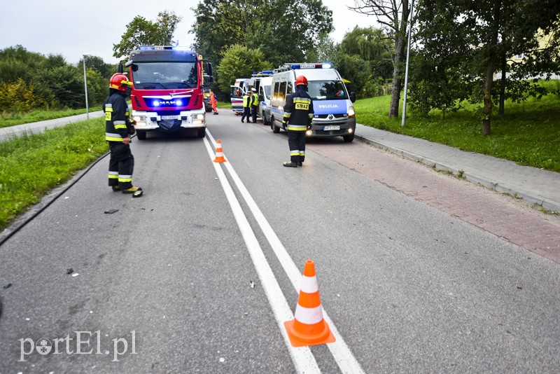 Dachował mercedesem na Fromborskiej zdjęcie nr 160349