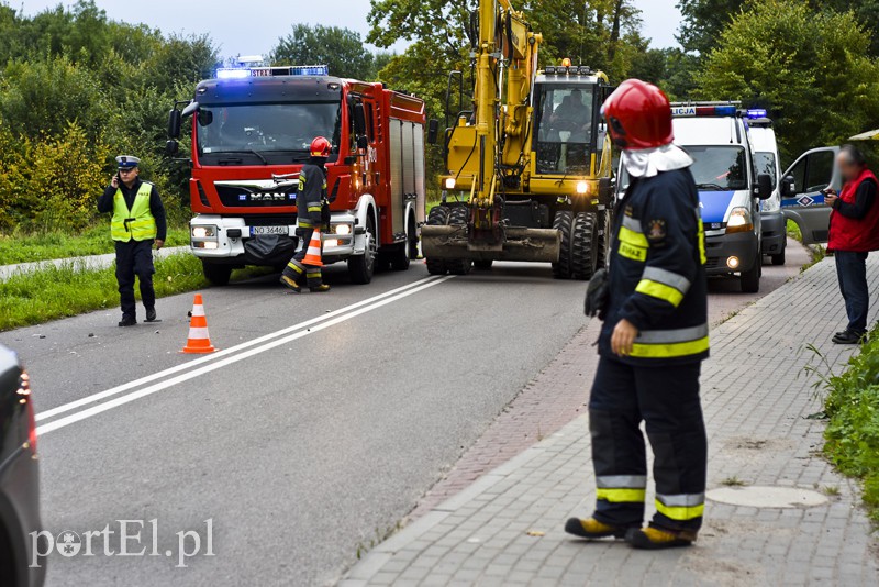 Dachował mercedesem na Fromborskiej zdjęcie nr 160358