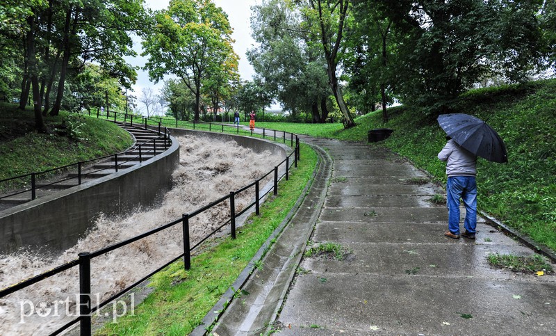 Elbląg i region walczy z ulewą. Najgorzej jest na Związku Jaszczurczego zdjęcie nr 160812