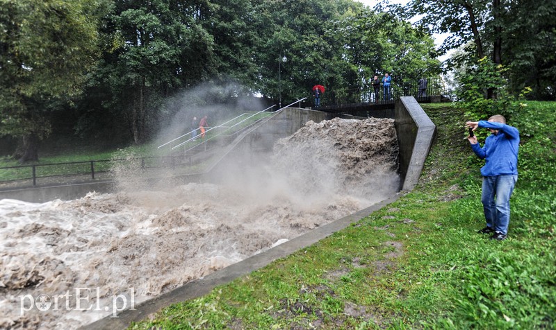 Elbląg i region walczy z ulewą. Najgorzej jest na Związku Jaszczurczego zdjęcie nr 160822