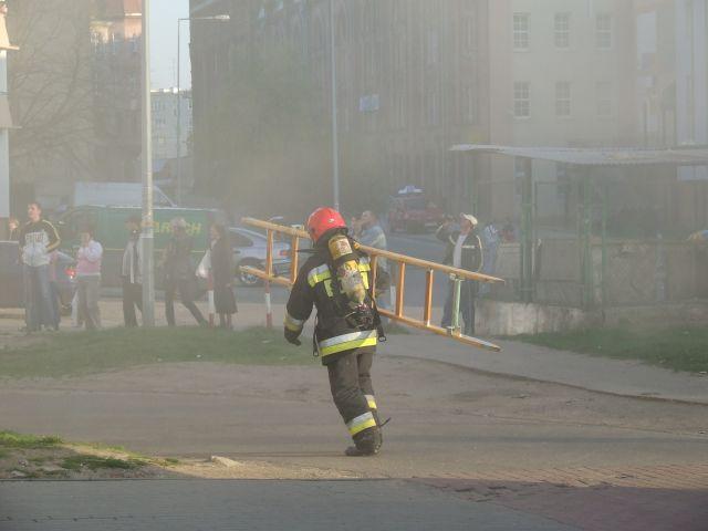 Pożar na Teatralnej zdjęcie nr 12647
