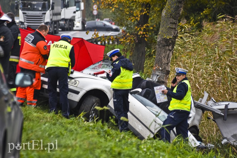 Uderzył w drzewo, jedna osoba nie żyje zdjęcie nr 162361