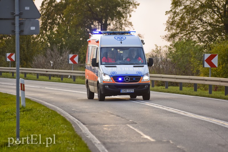 Zderzenie ciężarówki z motorowerem zdjęcie nr 162850