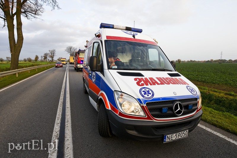 Zderzenie ciężarówki z motorowerem zdjęcie nr 162855