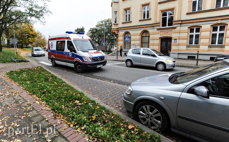 Potrącenie rowerzysty na Traugutta zdjęcie nr 163289