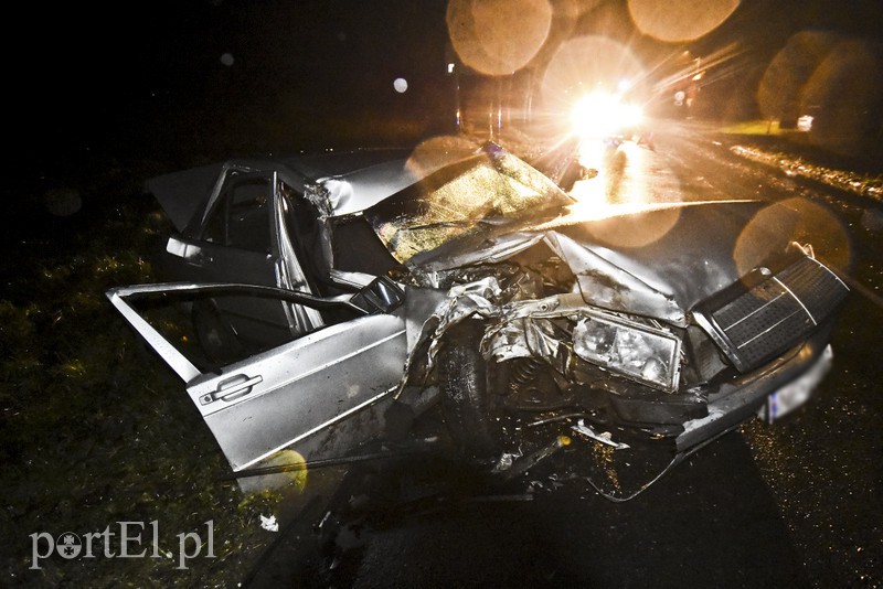 Zderzenie mercedesa z ciągnikiem zdjęcie nr 163826