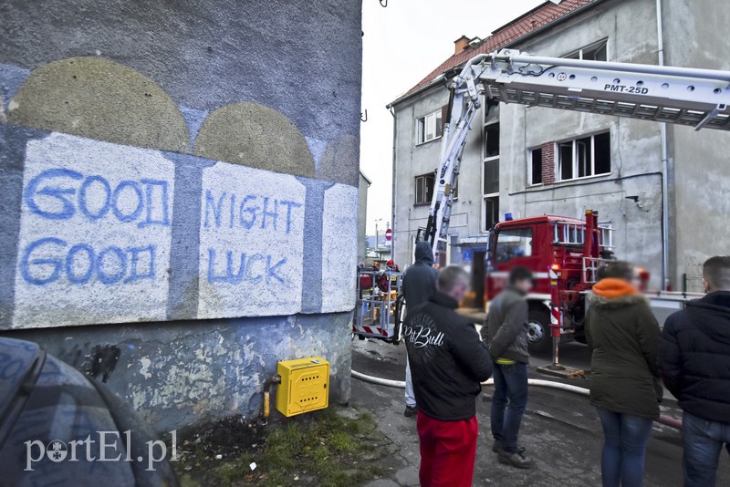 Pożar w budynku na Dolnej zdjęcie nr 164667