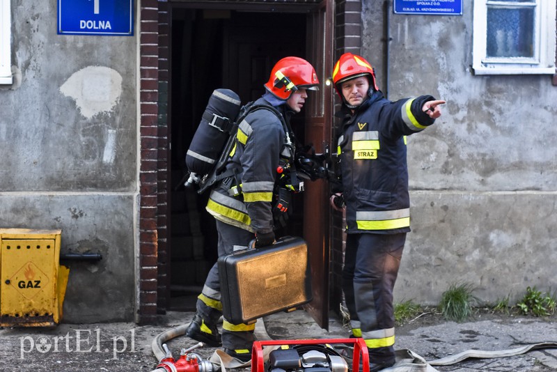 Pożar w budynku na Dolnej zdjęcie nr 164644