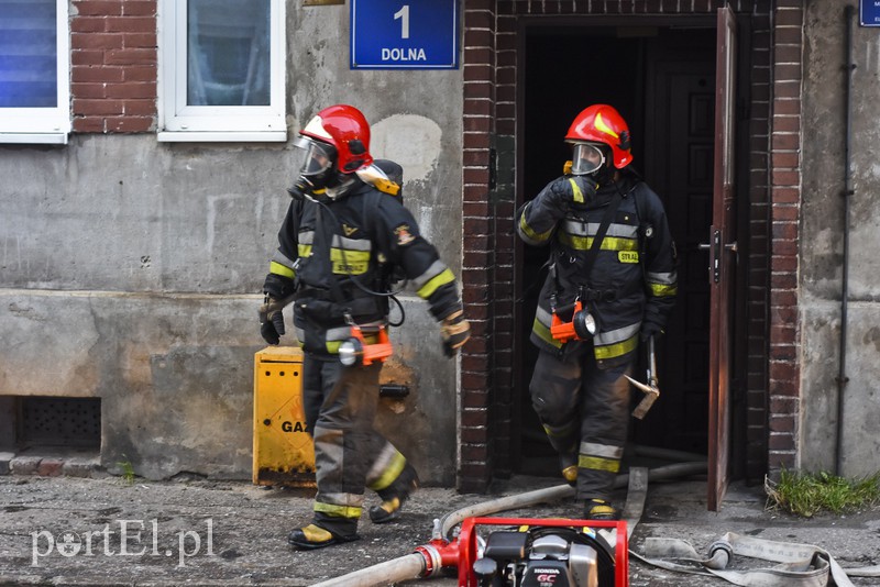 Pożar w budynku na Dolnej zdjęcie nr 164642