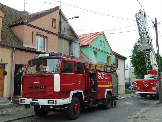 Pożar przy Żeglarskiej zdjęcie nr 12838