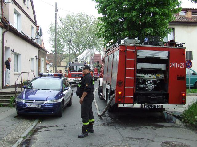 Pożar przy Żeglarskiej zdjęcie nr 12847