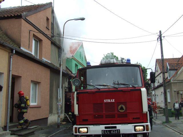 Pożar przy Żeglarskiej zdjęcie nr 12844