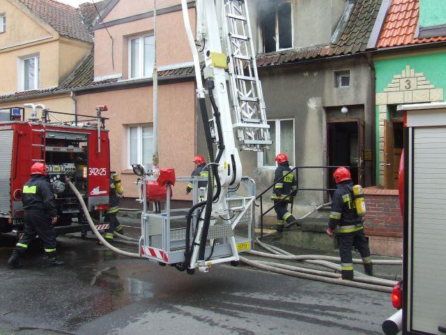 Pożar przy Żeglarskiej zdjęcie nr 12840