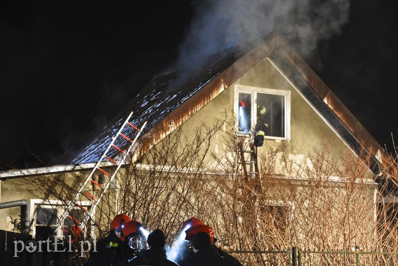 Pożar domku jednorodzinnego przy ul. Niborskiej zdjęcie nr 169973