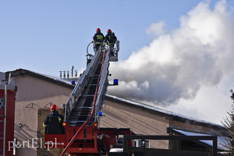 Elbląg Pożar w Gronowie Górnym