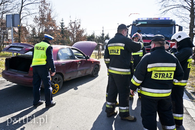 Zderzenie daewoo ze skuterem w Jegłowniku zdjęcie nr 172813