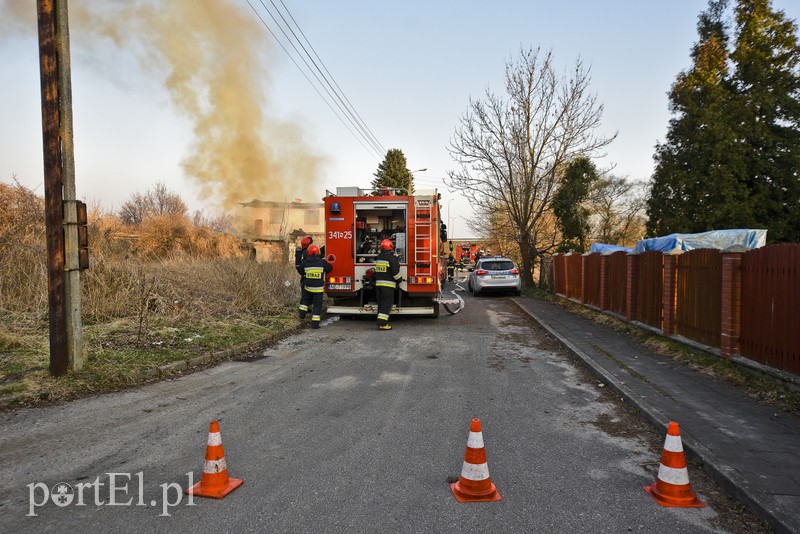 Pożar pustostanu przy ul. Druskiej zdjęcie nr 172874