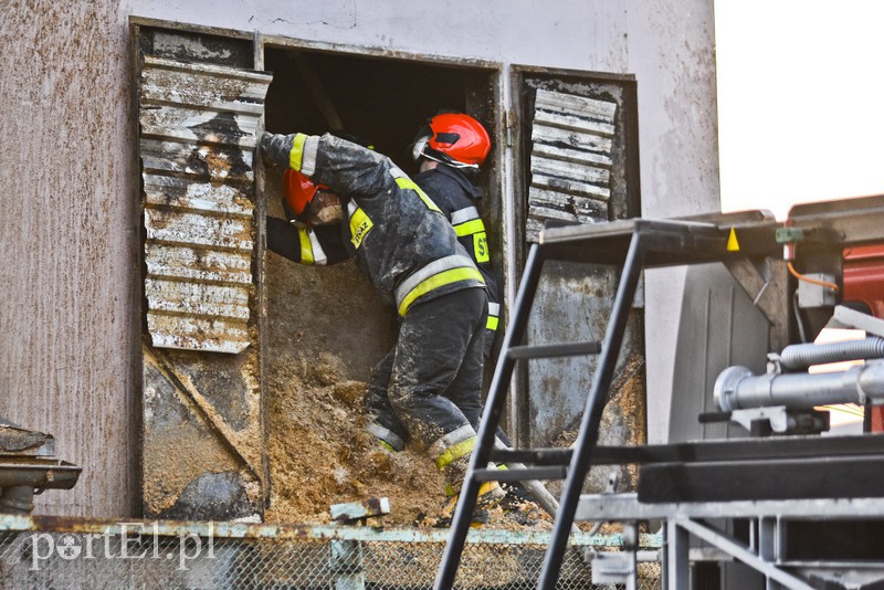 Pożar traw rozprzestrzenił się do stolarni zdjęcie nr 173038
