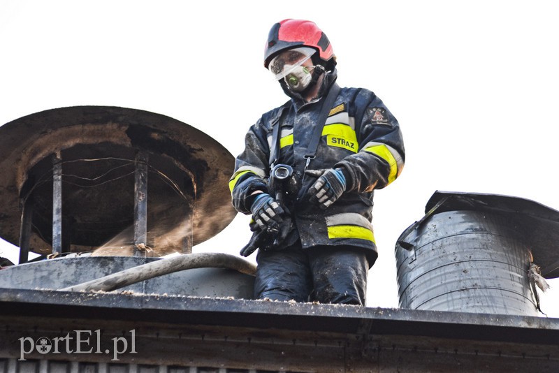 Pożar traw rozprzestrzenił się do stolarni zdjęcie nr 173050