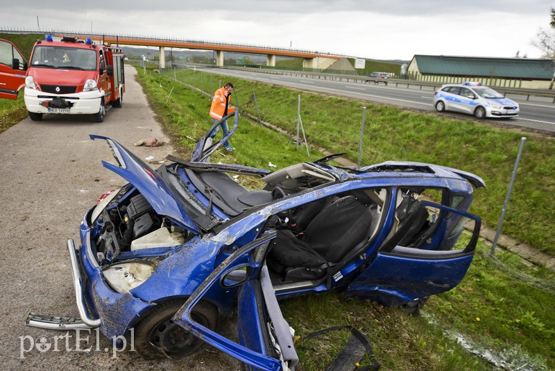 Dachowanie na s7 pod Pasłękiem zdjęcie nr 174051