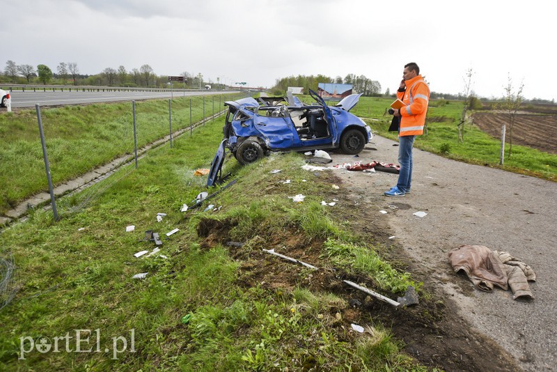 Dachowanie na s7 pod Pasłękiem zdjęcie nr 174048