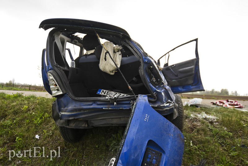 Dachowanie na s7 pod Pasłękiem zdjęcie nr 174055