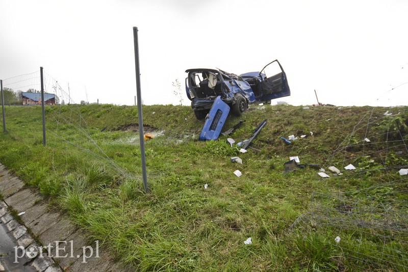 Dachowanie na s7 pod Pasłękiem zdjęcie nr 174057