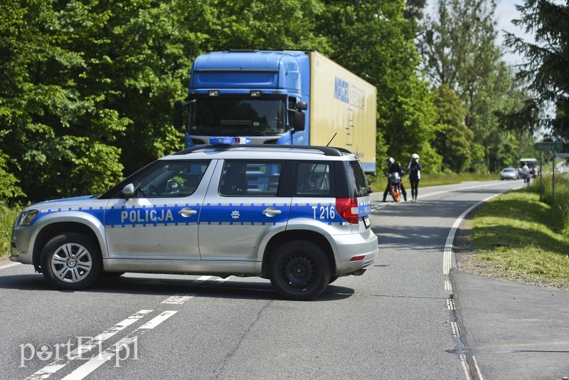 Śmiertelny wypadek pod Pasłękiem. Zginął motocyklista zdjęcie nr 176190