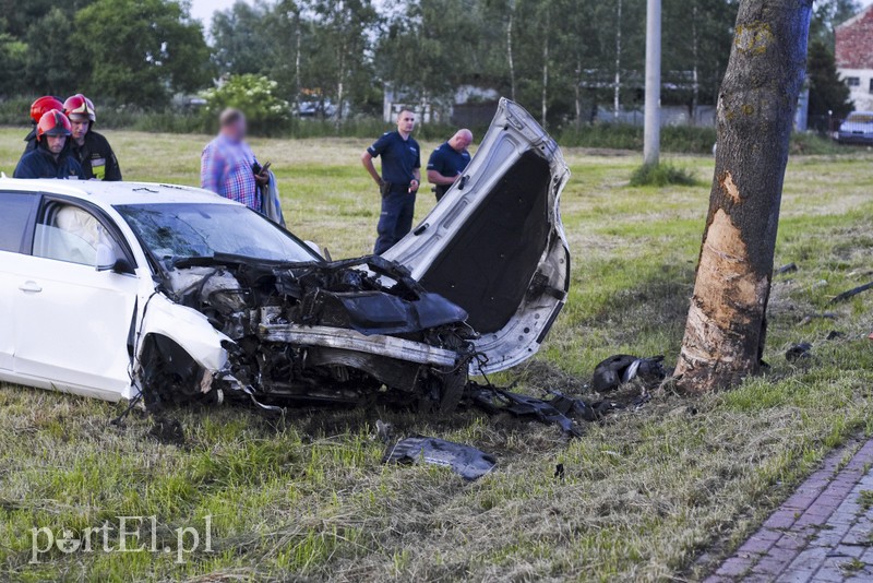 Zasnął za kierownicą i uderzył w drzewo zdjęcie nr 176202