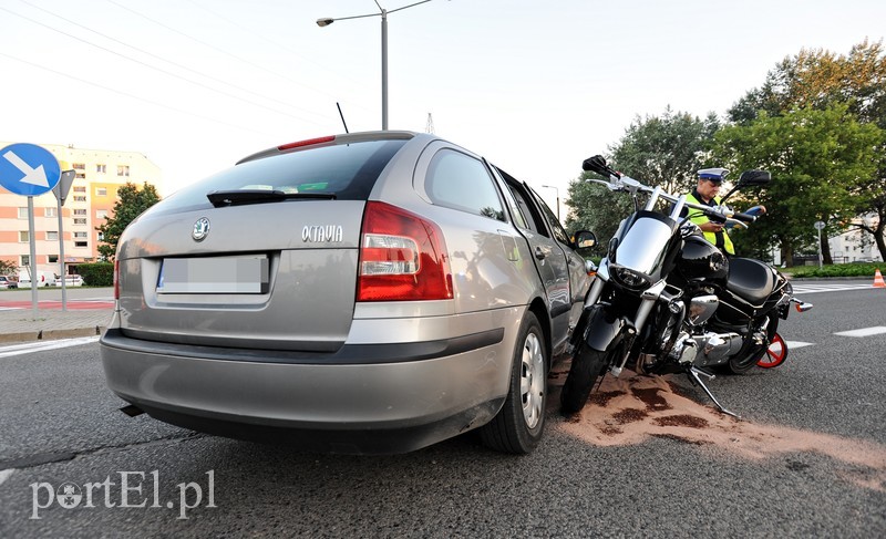 Wjechał w motocyklistę zdjęcie nr 176711